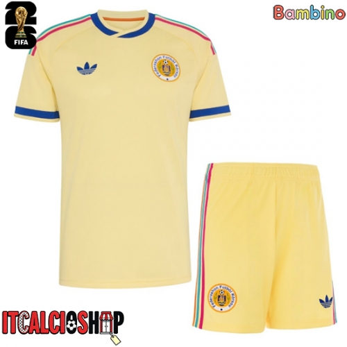 Curaçao Seconda Maglia Bambino Mondiali 2026 Manica Corta (+ Pantaloni corti)